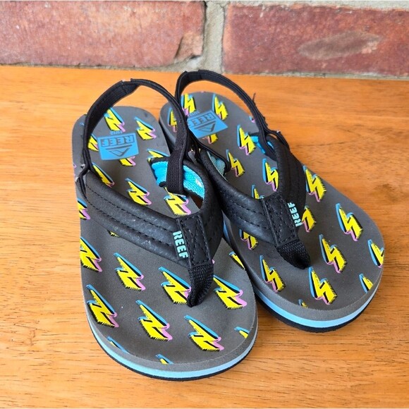 Reef Lightening Bold Reef sandals Size 11/12 - Picture 1 of 8